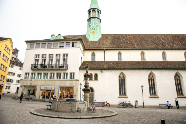 Architecture of a Zurich church