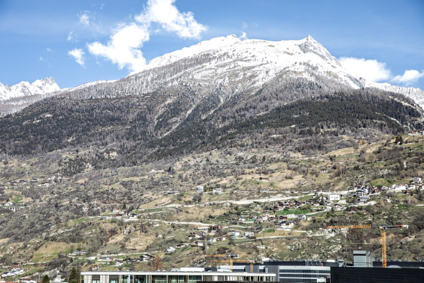 Snow-Capped Alpine View