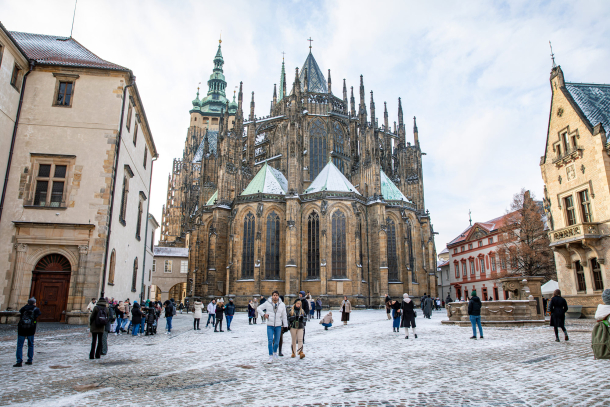 The Back of St. Vitus Cathedral